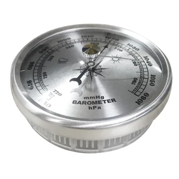 70 mm Prenosni Vremenske Postaje Kovinski Termometer, Barometer Doma Analogni Steni Visi Zračni Tlak Zračni Multifunkcijski Merilnik