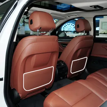 Posodobljeno Nov Model Sedeža Naslonjalo Zadnje Pocket Plošči Usnjeno pokrivalo Za BMW 5 5GT X5 X6 6 GT 7 Series F07 F10 F01 F02 F15 obdobje 2013-2018
