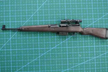 1:6 G43 polavtomatsko Puško, Pištolo Model Prevlečene Plastične Vojaške Model, Pribor Za 12