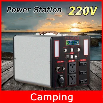 Portable Power Station 220v Hitro Polnjenje Polnjenje Banka 350W 40000mAh Li-lon Zunanje Baterije, Za Kampiranje na Prostem Velike Capacit