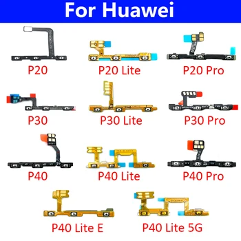 10Pcs/Veliko，Stikalo za Vklop/Izklop Gumb za Glasnost Gumb Flex Kabel Za Huawei P8 P9 P10 Plus P20 P30 Pro P40 Lite E 5G