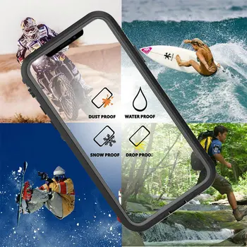 IP68 Vodotesen Primeru za Coque iPhone 11 Pro Max na iPhone 12 11Pro X Xs Xr vodoodporen Pokrov Potapljanje Šport 360 Zaščito iPhone11