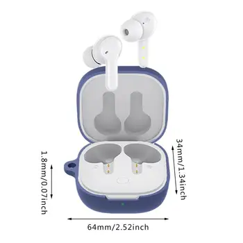 Slušalke Primeru Prenosni Shockproof Mehki Silikonski Brezžične Slušalke Zaščitni Pokrov Comipable Z QCY T13 Čepkov Primeru Zajema