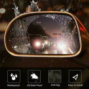 Avto Rainproof Film Anti Meglo Avto Nalepke Avto Rearview Mirror Okno Jasno Filma Dež Dokazilo Nepremočljiva Film Avto Nalepke Varstvo