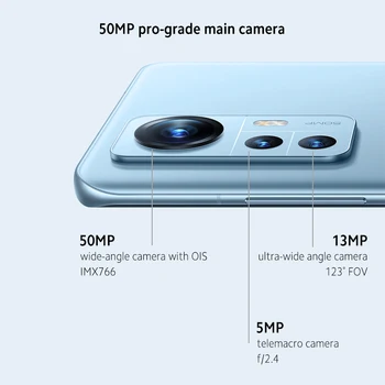 Globalna Različica Xiaomi 12X Pametni Snapdragon 870 5G NFC 6.28