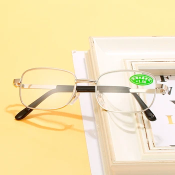 Ahora Presbyopia Obravnavi Očala Kovinski Kvadratni Okvir Jasno, Leče Za Očala +1.00 +1.50 +200 +250 +300 +350 +400
