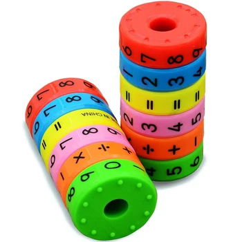 6Pcs Magnetni Montessori Igrače Otroci, Učenje Igrače Plastične Matematiko Igrače Izobraževalne Igrače za Otroke DIY Uganke Predšolski Otroci Darilo