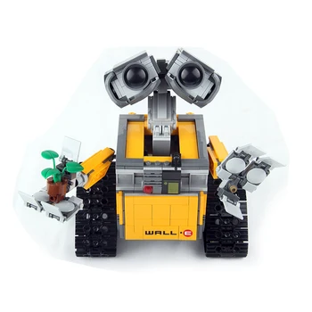 Disney Walle Film STENO.E Eva Robot MOC DIY Model Stavbe, Bloki, Opeke Določa Klasičnih Lutke Otroci Igrače Za Otroke Darilo