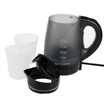 Za 0,4 L mini električni grelnik vode čajnik pp Plastike Prenosni Potovanja 600W majhno Močjo študentskih spalnico električni grelnik vode