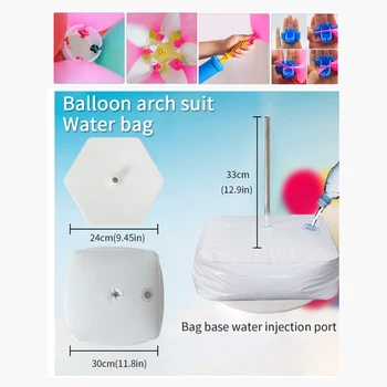 1 Nastavite Baloni Imetnik Tla Stolpec Znanja Stojalo Rojstni Balon Verige Tabela Balon Arch Kompleti Pribor Poroko Dekor