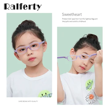 Ralferty Kakovosti Otroci Recept Očala Okvir otroška Očala Brez dioptrije Očal Fleksibilno Silikonsko Oculos D5117