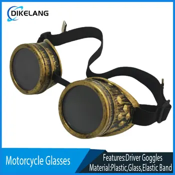 Motoristična Očala Gotike Očala Varilec Očala za Varjenje Dela Zaščitna Očala Težkih Kovin Steampunk za noč Čarovnic