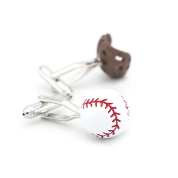 Rokavice za Baseball Design Baseball Igra zapestne gumbe Za Moške Kakovosti Bakreni Material Bele Barve manšetni Debelo&trgovina na drobno