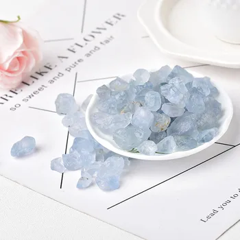 8-12mm Naravnih Kristalov Kremena Kianit Rock Mineralnih Vzorcu Modra Kristal Zdravilne Energije Kamen Reiki za Akvarij Dekoracijo