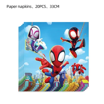 Spiderman in Njegov Neverjetno Prijatelji Hulk Fantje Rojstni Dekor Super junak Spidey Pokal Ploščo Banner Baloni Baby Tuš Supplie