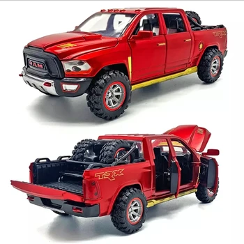 1: 32 imitacije zlitine Dodge Ram pickup tovornjak model z rezervna pnevmatika zvoka in svetlobe, se vrnete igrača za otroke, rojstni dan