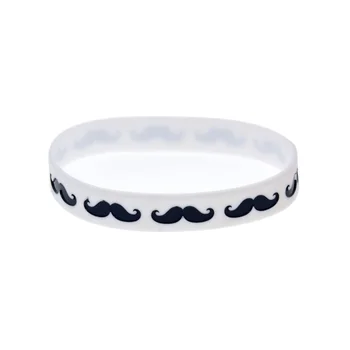 1PC Moustached Silikonski Manšeta Trendy Dekoracijo Logotip Odrasle Velikosti