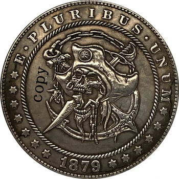 Skitnica Niklja 1879-CC USA Morgan Dolar KOVANEC IZVOD Vrsta 274
