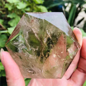 Naravni dimljen quartz vklesan zvezda David Rock kristal duhovno Reiki Zdravljenje